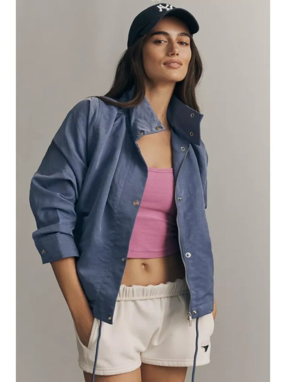BNWT Anthropologie Daily Practice Funnel Neck Jacket, size L
